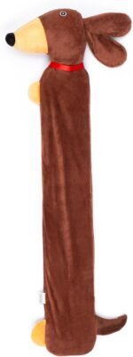 LIVIVO 2L Large Hot Water Bottle with Sausage Dog Animal Cover – Microfibre Fleece Design Hot Water Bag for Winter Warmth, Pain & Stress Relief – Removable Washable Sleeve and Leakproof Screw Cap - Image 2