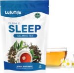 LULUTOX Bedtime Herbal Tea - 28 Pyramid Bags for Deep Sleep - Natural Calming Tea for Adults - Image 2