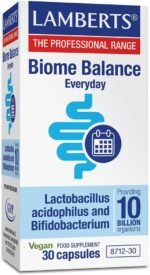 Lamberts Biome Balance Everyday – 10 Billion CFU – with Lactobacillus Acidophilus & Bifidobacterium Bifidum – 30 Capsules - Image 2