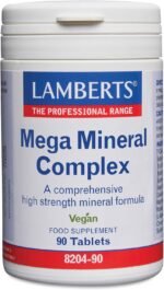 Lamberts Mega Mineral Complex – High Potency Multi-Mineral Formula – 90 Vegan Tablets - Image 2