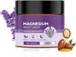Lavender Magnesium Relief Cream for Muscle Relaxation & Sleep Support - Fast-Absorbing Magnesium Lotion with Lavender, Arnica & Aloe - Helps Ease Tension, Cramps, Restless Legs & Stress - 114g - Image 2