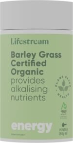Lifestream Barley Grass Powder Premium Certified Organic Superfood Rich in Chlorophyll for Alkalising Detox Immune and Digestive Support Vegan Friendly 250 Grams - Image 2