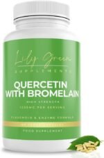 Lily Green High Strength Quercetin & Bromelain Supplement | 1200mg Per Serving Immune Support & Antioxidant Supplement | 60 Vegan Capsules of Quercetin with Bromelain | No Artificial Additives - Image 2