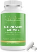 Lily Green Magnesium Citrate 1400mg Per Serving - Supports Energy & Reduces Tiredness - Fatigue Relief Supplement | No Artificial Fillers & UK Made | Magnesium Citrate Supplements - 90 Vegan Capsules - Image 2