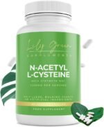 Lily Green N Acetyl Cysteine Supplement | 1200mg Per Serving Liver Detox NAC Supplement | High Strength N-Acetyl Cysteine | Non-GMO & No Artificial Fillers | 90 Vegan Capsules | Made in UK - Image 2