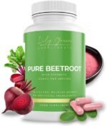 Lily Green Pure Beetroot Capsules | 1300mg Per Serving Beetroot Supplement | Nitric Oxide Boost | Rich in Vitamins & Minerals | Non-GMO, No Artificial Additives | 90 Vegan Capsules | Made in UK - Image 2