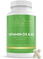 Lily Green Vitamin D3 4000IU & Vitamin K2 MK7 100μg | 90 Capsules of High Strength D3 K2 | Muscle Function, Teeth, Bone & Immune Support | No Artificial Additives | Made in UK - Image 2