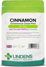 Lindens - Cinnamon 3000mg, 100 Tablets - UK Made, Super Concentrated 30X Extract - Equivalent to 3000mg of Dried Cinnamon, Traditionally Used for Millennia - Letterbox Friendly, Vegan - Image 2