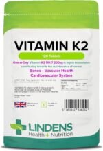 Lindens - Vitamin K2 200mcg, 120 Tablets - 1 a Day, UK Made - Highly Bioavailable - Bone, Vascular Health & Cardiovascular System - Menaquinon MK-7 - Letterbox Friendly, Vegan - Image 2