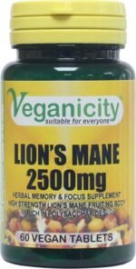 Lion's Mane 2500mg : Memory & Mood Supplement : 60 Tablets, in a Planet-Friendly 99% Recycled Pot - Image 2