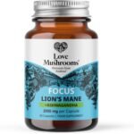 Lion’s Mane Plus Ashwagandha Capsules | Cognitive Support, Stress Relief, Immune Health | 60 Capsules, Vegan, Made in UK - Image 2