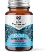 Lion’s Mane Plus Magnesium Capsules | Cognitive & Relaxation Support | Vegan, Made in UK (60 Capsules) - Image 2