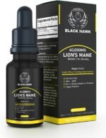 Lions Mane Supplement Liquid 60000mg - 60 Vegan Servings High Strength Lions Mane Mushroom Fruiting Body Extract - 2 Months Supply - Nootropic - Made in The UK by BLACK HAWK - Image 2