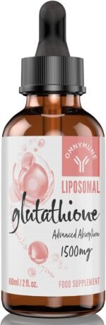 Liposomal Glutathione 1500mg, Oral Glutathione Liquid, Glutathione Supplement with Vitamin C & Hyaluronic Acid, Superior Absorption, 60 ml - Image 2