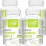 Liposomal Glutathione Reduced 1300 mg, Active Form L Glutathione Reductase (GSH), Powerful Antioxidant for Optimal Cell Protection (60 Count (Pack of 4)) - Image 2