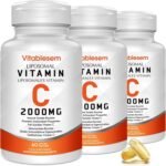 Liposomal Vitamin C Capsules 2000MG (3 Pack) - High Strength Gluten Free & Ascorbic Acid - Immune Support Antioxidant Supplement - Non-GMO - Image 2