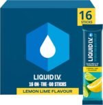 Liquid I.V. Electrolyte Sachets | Lemon Lime | Hydration Electrolyte Powder Mix | 1 Pack (16 Sticks) | 7 Vitamins and Minerals | Vegan - Image 2