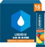 Liquid I.V. Electrolyte Sachets | Tropical Punch | Hydration Electrolyte Powder Mix | 1 Pack (16 Sticks) | 7 Vitamins and Minerals | Vegan - Image 2