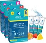 Liquid I.V. Hydration Sachets | Lemon Lime + Passion Fruit + Strawberry | Electrolyte Powder Mix | 3 Pack (18 Sticks) | 7 Vitamins and Minerals | Vegan - Image 2