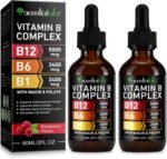 Liquid Vitamin B Complex Drops High Strength Supplement, Vitamin B12, B6, B1, Niacin & Folate, Supports Energy & Immune Support Non-GMO, Gluten-Free & Vegan- for Men & Women, Raspberry Flavour (120ml) - Image 2