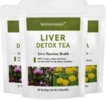 Liver Detox Tea - Natural Liver Cleanse & Support, Herbal Blend For Liver Health, Caffeine-Free(3PCS) - Image 2