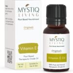 Living Vitamin E Oil for Hair, Face & Skin, Nails, Pore tightening - 15 ML | 100% Plant Based, Pure & Natural | Non Sticky | Light Weight - Image 2