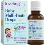 Lovebug Baby Probiotic Drops – 2 Billion CFU Multi-Strain Formula with Vitamin D (400 IU) - Tasteless & Sugar-Free Liquid Drops for Newborns, Babies and Infants (0-24 Months) - 30 Day Supply - Image 2
