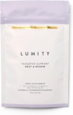 Lumity Rest & Renew Magnesium for Sleep, Magnesium Glycinate, Bisglycinate & Glycine Supplements with L Theanine, Amino Acids & Chamomile for Relaxation & Sleep Quality, Sleep Aid (Pouch 28 Servings) - Image 2