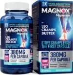 MAGNOX® Buster | Patented Clinically Tested 380mg Magnesium Supplement for Spasms & Leg Cramps at Night | One Capsule a Day for Almost Full Dosage | 3X More Absorption | Dead Sea Minerals (60 Caps) - Image 2
