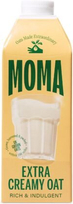 MOMA - Extra Creamy Oat Drink - 750ml • 100% Plant-Based & Vegan • Made with British Oats for Superior Indulgent, Rich & Creamy Taste • No Added Sugar - Enriched with Vitamins (Pack of 6) - Image 2