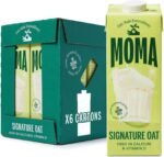 MOMA - Signature Oat Drink - 1L x 6 • 100% Plant-Based & Vegan • Made with British Wholegrain Oats • Low in Saturated Fat • No Added Sugar • Enriched with Vitamins - Image 2