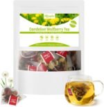 MQUPIN Dandelion Tea Bags 150g(5g x 30 count), Liver Detox Tea, Chrysanthemum, Cassia Combination Herbal Infusion Tea Bags, Caffeine Free, Unbleached & Biodegradable - Image 2