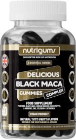 Maca Root 2000mg Gummy | Tutti Frutti Flavour | 60 Vegan Gummies | Black Maca, Korean Ginseng, L-Arginine, Black Pepper, B6, Zinc & Selenium | High Strength | for Energy & Performance by NUTRIGUMS® - Image 2
