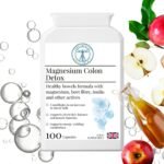 Magnesium Colon Detox - 4 Types of Magnesium, Prebiotic, ACV, VIT C - Magnesium Based Bowel Cleanse - Vegan - 100 Capsules - Image 2