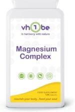 Magnesium Complex 375mg with Vitamin B6 | High Absorption Bisglycinate, Malate & Taurate | 120 Vegan Capsules | Energy, Sleep, Muscle & Nerve Support | Made in UK by vh1be - Image 2
