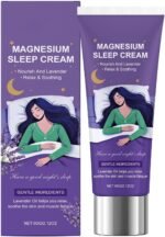 Magnesium Cream, Soothing Muscle Body Cream With Lavender Oil, Magnesium Sleep, Deep Moisturiser For Muscle Joints, Restless Legs & Night Time Calm, 60g - Image 2