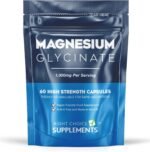 Magnesium Glycinate 1,000mg (per Serving - 2 Capsules) Ideal Strength & High Bioavailability - 60 Vegan Capsules UK Made - Image 2