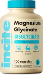 Magnesium Glycinate - 500mg - Premium Quality Natural - High Strength 100 Vegan Capsules (3 Month Supply) with Highest Bioavailability - Magnesium Supplements (bisglycinate) - Image 2