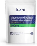 Magnesium Glycinate Capsules Provide 300 mg of Pure Elemental Magnesium Per Serving 240 Vegan Caps | Magnesium Supplement Non GMO, Dairy & Gluten Free - Image 2