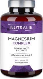 Magnesium Glycinate Complex - 2145mg Bisglycinate + Citrate - Magnesium Supplements - Vitamins B5 + B6 + C - 120 Capsules Vegan Nutralie - Image 2