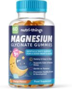 Magnesium Glycinate Gummies Kids - Chewable Magnesium Supplement for Children - Supports Calm, Relaxation & Healthy Growth - Gentle on Tummies - Wild Berry Flavour - 100mg Per Serving - 60 Gummies - Image 2