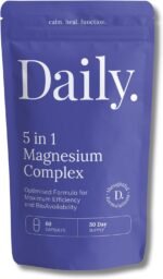 Magnesium Glycinate Supplements | Magnesium Supplements 5-in-1 with Bisglycinate, Citrate, Malate, Marine, Oxide, Vitamine B6 | High Strength Complex Sleep, Cramp, Stress, Anxiety Health Supplemet, 60 - Image 2