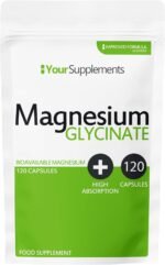 Magnesium Glycinate by Your Supplements | UK Made | True Unblended Bisglycinate | 120 High Absorption Capsules | Suitable for Vegetarians & Vegans - Image 2