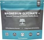 Magnesium Glycinate + with Added Vitamin B6-1600mg Supplement as Bisglycinate - High Strength - High Absorption - 320mg Elemental Magnesium - 90 Vegan Capsules - Made in The UK - Image 2