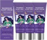 Magnesium Sleep Cream, Better Sleep Magnesium Cream for Leg Cramps, Joint Care and Muscle Relief, Comfortable and Deep Sleep Support (3) - Image 2