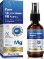 Magnesium Spray, Magnesium Oil for Feet, Pure Magnesium Oil Spray for Sleep, Topical Magnesium Spray, 100% Pure and Organic, Glass Bottle, Travel Size 60ml - Image 2