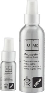 Magnesium Spray for Sensitive Skin. Magnesium for Sleep, Sore Muscle Repair and Restless Legs Menopause Relief OMG (175ml & 30ml) - Image 2
