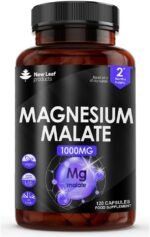 Magnesium Supplements 1000mg - Pure Magnesium Malate Capsules - Bones & Sleep Support - High Absorption Elemental - Vegan High Strength - 2 Months Supply - Image 2