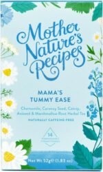 Mama's Tummy Ease Herbal Tea Chamomile Tea For Digestive Discomfort & Colic Hot and Iced Caffeine-Free Postpartum Motherhood Essentials (14 Tea Bags) - Image 2