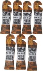 Maple Coffee 100% Natural Caffeine Energy Gels for Running, Cycling & Endurance - Easy to Digest Running Gels - 27g Carbs, 45mg Caffeine, Electrolytes (7 Sachets) by Protein Rebel - Image 2
